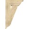 Ekena Millwork Traditional Traditional Rough Sawn Bracket w/ Offset Brace, Douglas Fir, 8"W x 20"D x 32"H BKT0806X20X32TRA01RDF - alternate 2